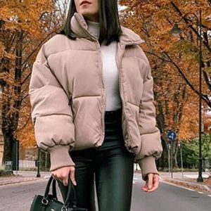 Drop Shoulder Puffer Jacket
